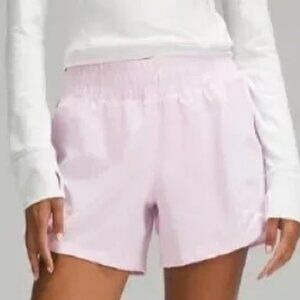 NWT Lululemon Track That Meadowsweet Pink 5" Short - Size 10